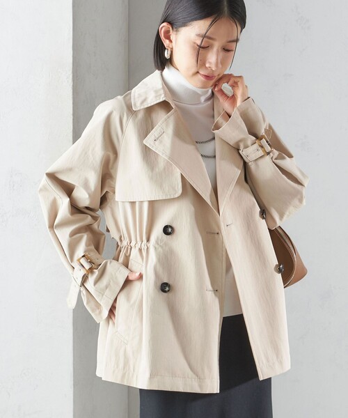 SHIPS（シップス） トレンチコート コート 「撥水加工」ドロスト