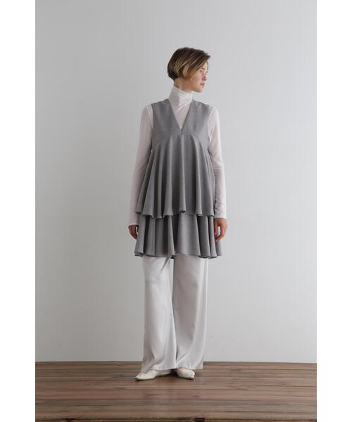 LE PHIL（ル フィル） ブラウス シャツ ドライウールジレブラウス