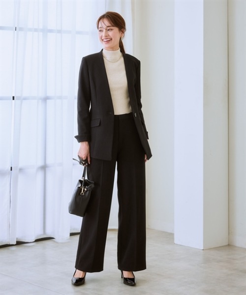 7days Life Styling セットアップ 「洗える・ストレッチ」ウール調