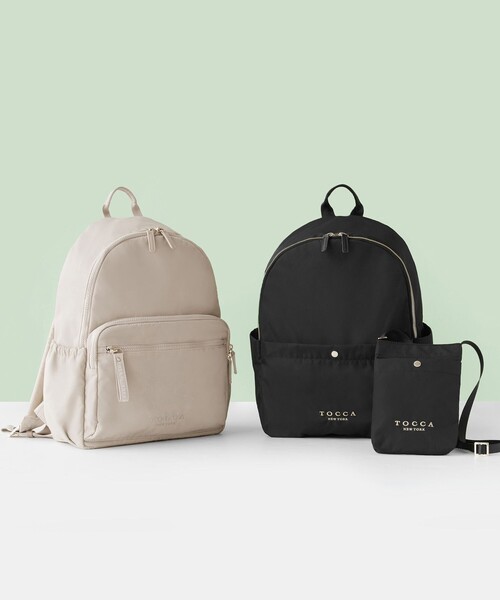 TOCCA（トッカ） デイバック リュック CAROVANA BACKPACK 10ポケット