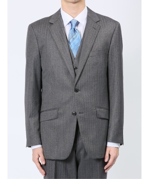 TAKA-Q（タカキュー） セットアップ 「光沢 ウール混 ストレッチ