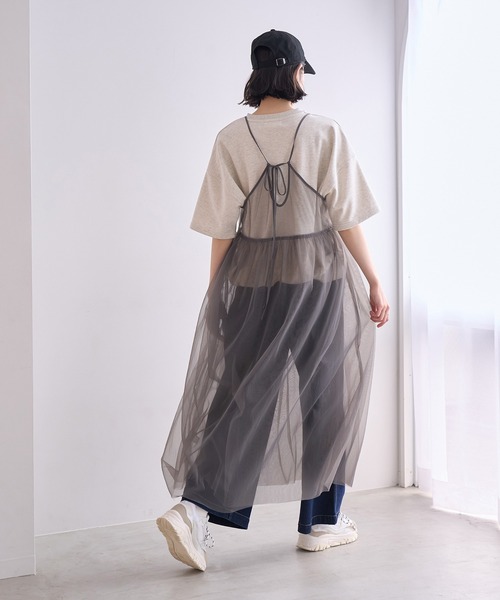 ROPE' PICNIC（ロペ ピクニック） ワンピース バックリボンチュール