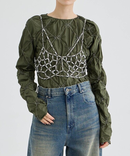 MURAL（ミューラル） ベスト ジレ 「MURRAL/ミューラル」Jewel bustier