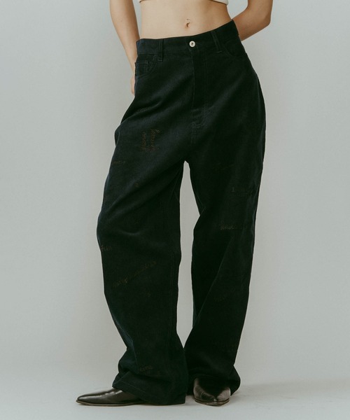 Knuth Marf（クヌースマーフ） パンツ 「Knuth Marf」embroidered