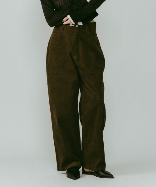 Knuth Marf（クヌースマーフ） パンツ 「Knuth Marf」embroidered