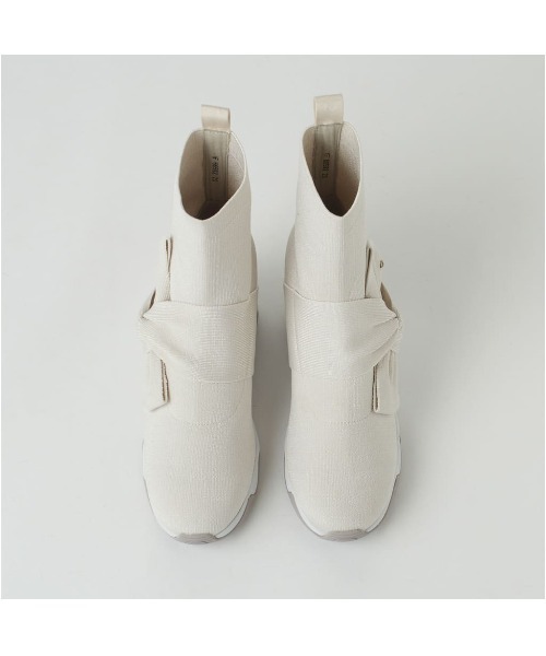 diana（プラスダイアナ） ブーツ 「撥水加工」ニットショートブーツ