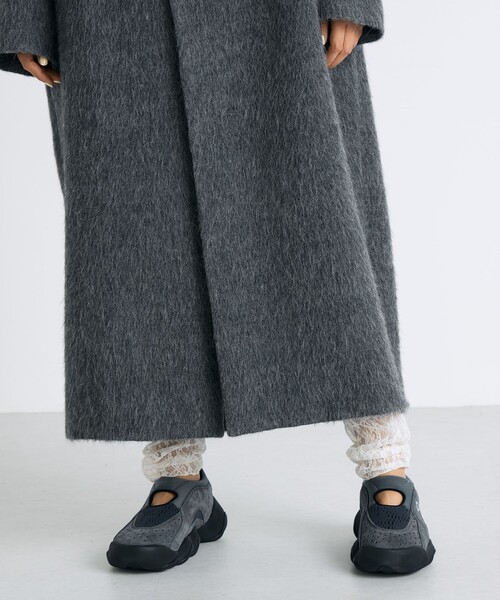 Edition（エディション） コート チェスターコート アルパカシャギー