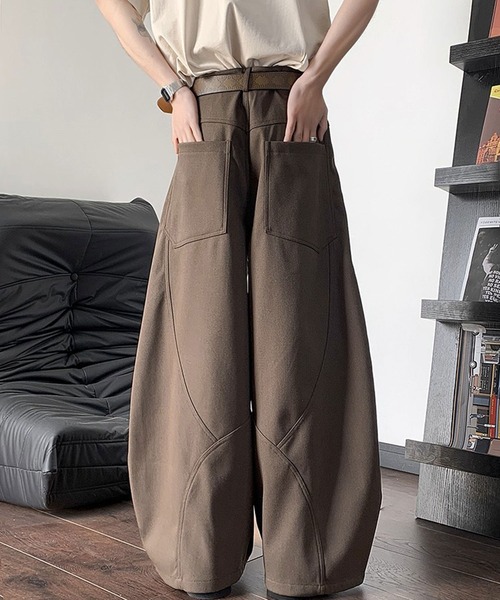 FUNALIVE（ファンアライブ） スラックス ABETTOR 立体切替えリベット