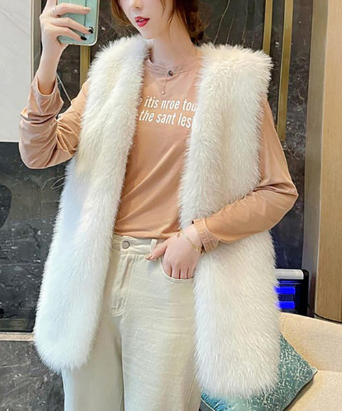 Girly Doll（ガーリードール） ベスト ジレ ボリュームファーベスト