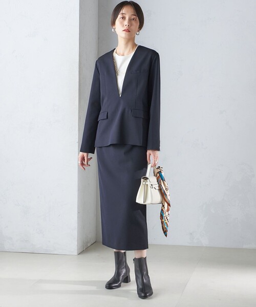 SHIPS（シップス） セットアップ ストレッチ ツイル プルオーバー