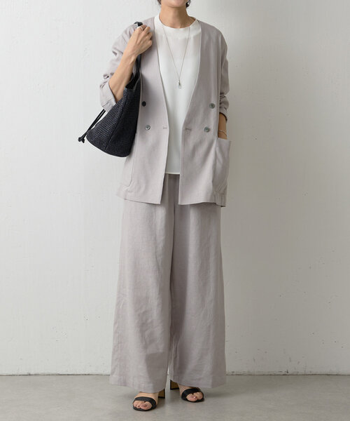 BEARDSLEY（ビアズリー） イージーパンツ 2 グレー レディース