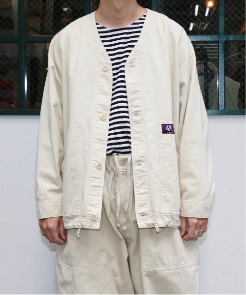 HARVESTY（ハーベスティ） ジャケット ノーカラージャケット HARVESTY