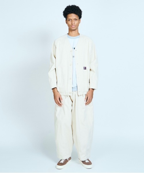 HARVESTY（ハーベスティ） ジャケット ノーカラージャケット HARVESTY