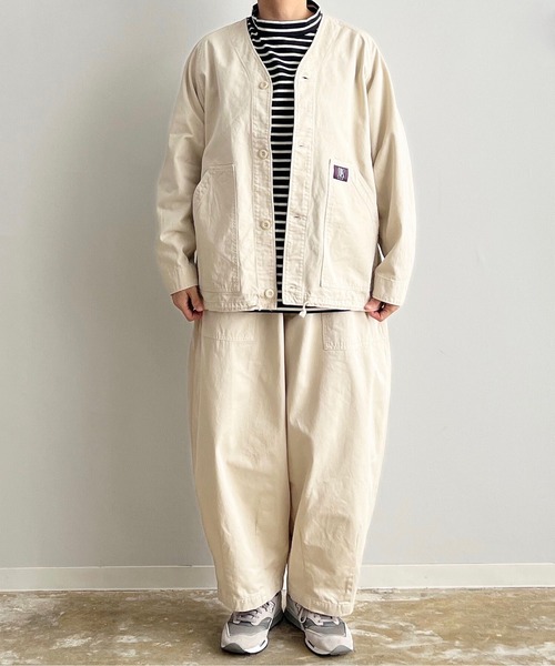 HARVESTY（ハーベスティ） ジャケット ノーカラージャケット HARVESTY