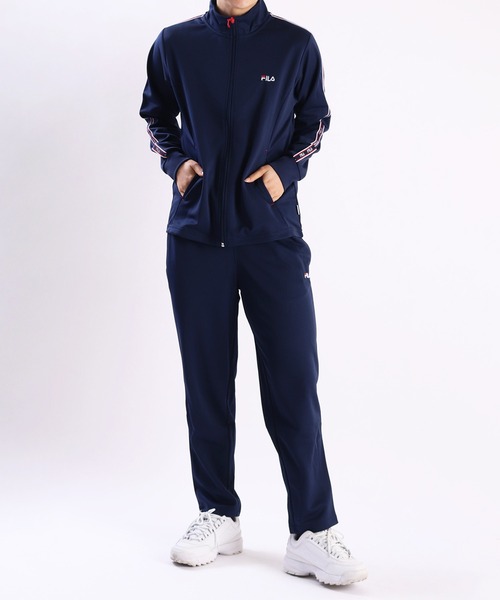 FILA（フィラ） ジャージ スムースジャージ テープ付き ジャージ