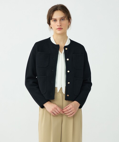 Ballsey（ボールジィ） カーディガン コットンポリエステルダブル