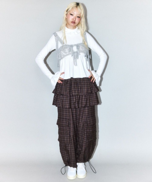 Candy Stripper（キャンディーストリッパー） パンツ CHECK SKIRT