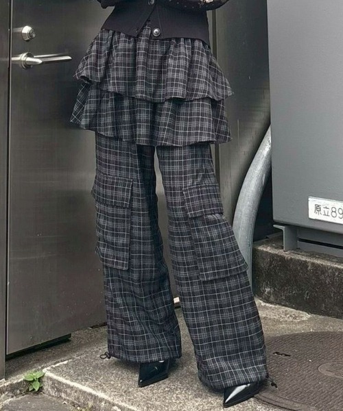 Candy Stripper（キャンディーストリッパー） パンツ CHECK SKIRT