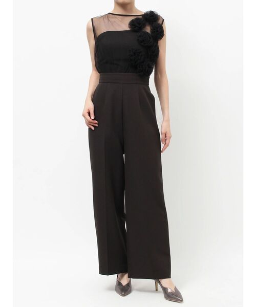 LAGUNAMOON（ラグナムーン） パンツドレス LADYコサージュチュール