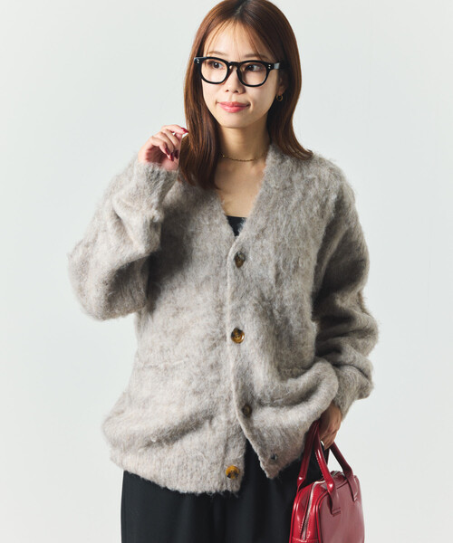 MHL.（エムエイチエル） ニットカーディガン MEDIUM ブラック メンズ