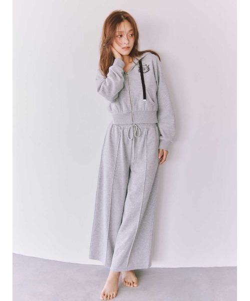 SNIDEL HOME パジャマ ルームウェア スウェットロングパンツ