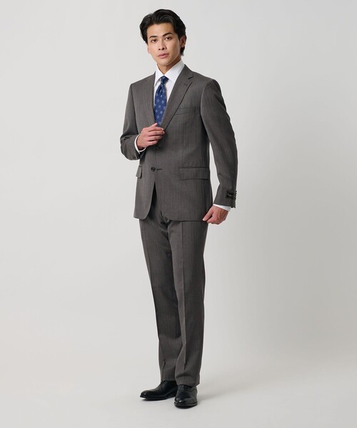 A DAY IN THE LIFE セットアップ ヘリンボーン 2ボタンスーツ「A DAY