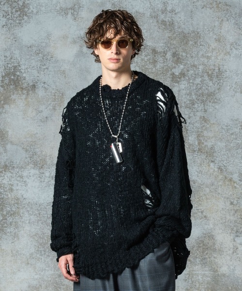 定価26,400円 美品 glamb グラム ニット セーター R-8090 定価26, 美品