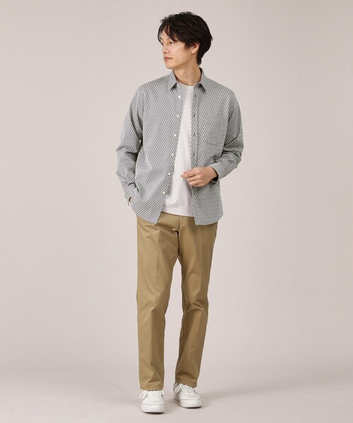 TAKEO KIKUCHI（タケオキクチ） シャツ 「日本製/播州織」ドビー