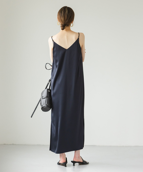 NOBLE（ノーブル） ワンピース 「洗える」ルナサテンコンフォート