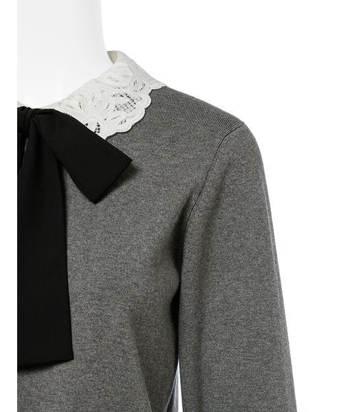 CELFORD（セルフォード） カーディガン デタッチャブルレースカラー