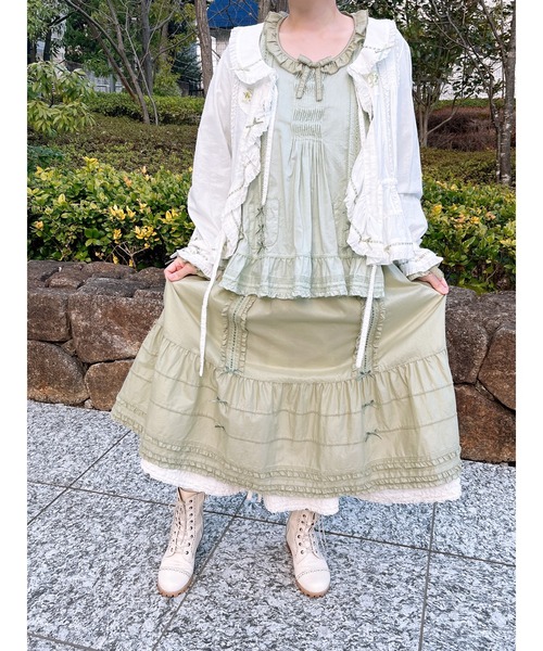 PINK HOUSE（ピンクハウス） ワンピース タブリエ付きワンピース