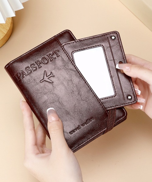 CALIFORNIA OUTFITTERS パスポートケース 10D23-KR レザー調パスポート