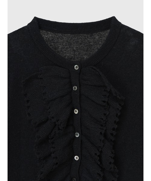 anuans（アニュアンス） ニット セーター カスケードフリルニット