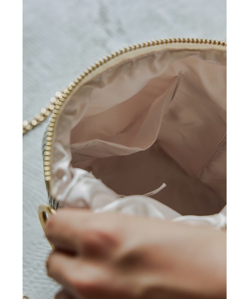 niana（ニアナ） ハンドバッグ 2wayメタルメッシュリングハンドル