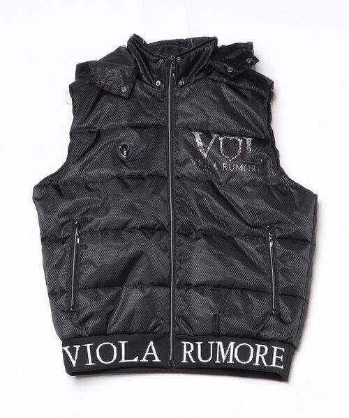 VIOLA ダウンベスト ベスト 「VIOLA rumore/ヴィオラ ルモーレ」フード