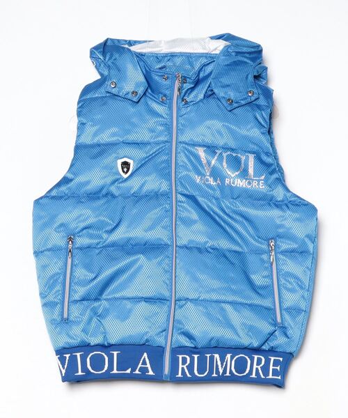 VIOLA ダウンベスト ベスト 「VIOLA rumore/ヴィオラ ルモーレ」フード