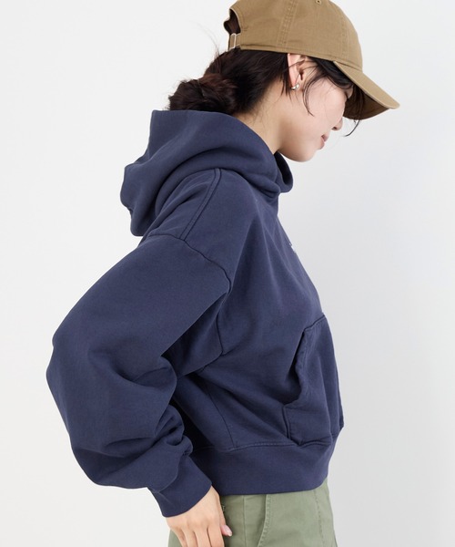 SPORTY&RICH パーカー 「SPORTY ＆ RICH」クロップドフーディ-Cropped