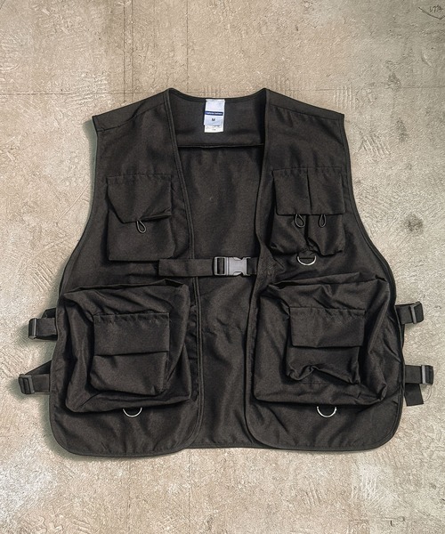 CALIFORNIA OUTFITTERS ベスト ジレ 9D6 マルチポケット