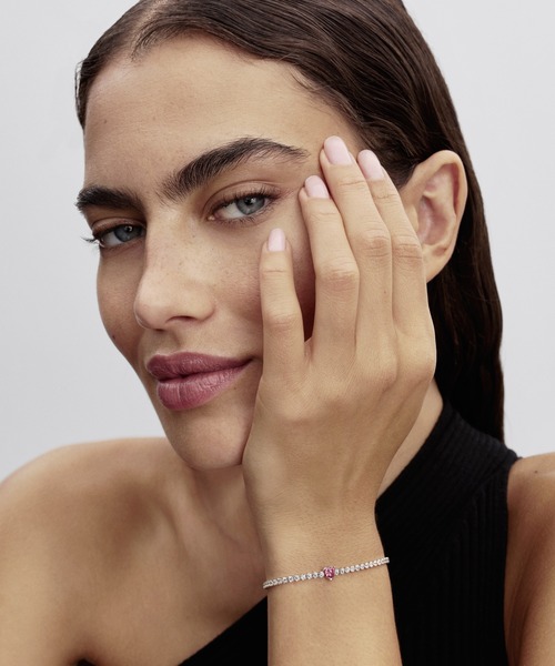 PANDORA（パンドラ） ブレスレット ピンク スパークリング ハート