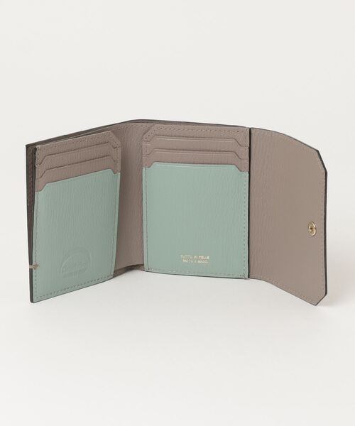 L'arcobaleno（ラルコバレーノ） 財布 フラップ三つ折りウォレット