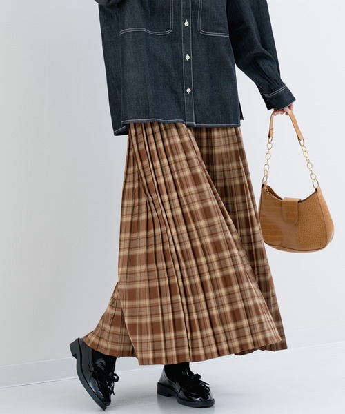 スカート 「refinedworks」人気のチェックプリーツスカート : ZOZOTOWN