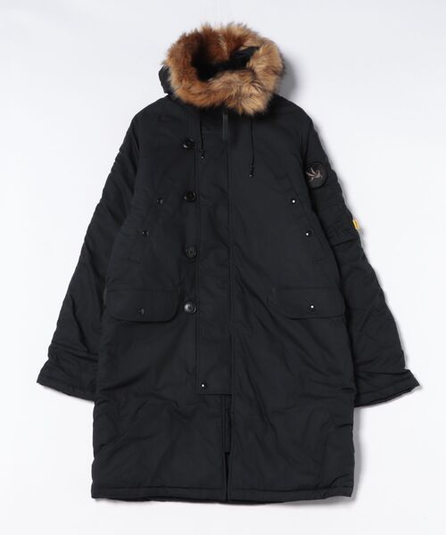 L極美品 SHIPS別注 SPIEWAK N-3Bモッズコート黒 USA製 40 L極美品