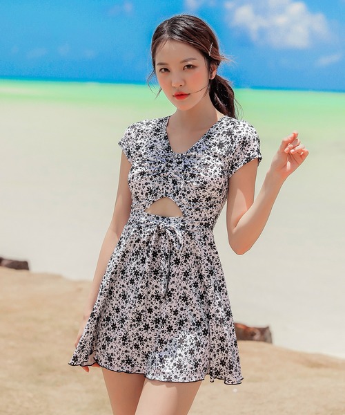 ミ*リ様 あさぎーにょ⭐︎花柄セパレート水着 ミ*リ様 あさぎーにょ