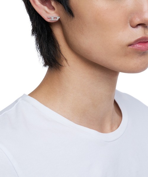 DIESEL（ディーゼル） ピアス アクセサリー メンズ ピアス シルバー