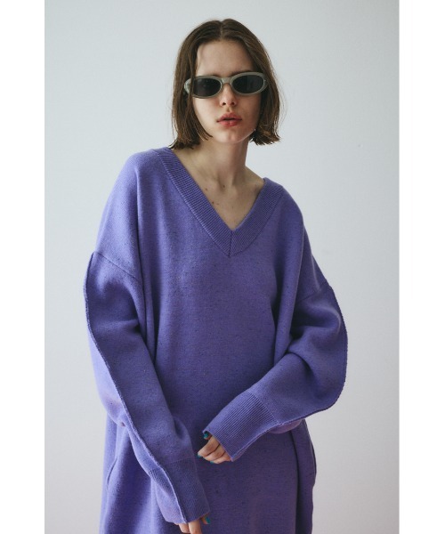 HeRIN.CYE ワンピース V neck knit one piece Vネックニットワンピース