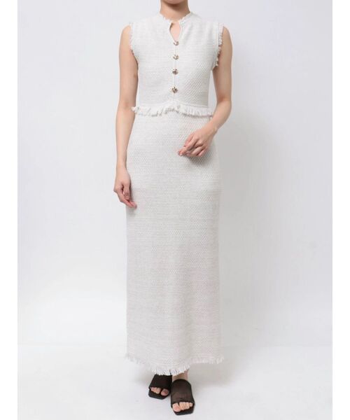 TONAL（トーナル） ワンピース サマーツイードニットワンピース