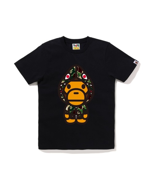 A BATHING APE（アベイシングエイプ） tシャツ ABC CAMO SHARK HOODIE