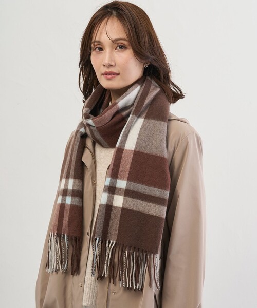 J.PRESS（J.プレス） マフラー ストール カシミヤチェック マフラー