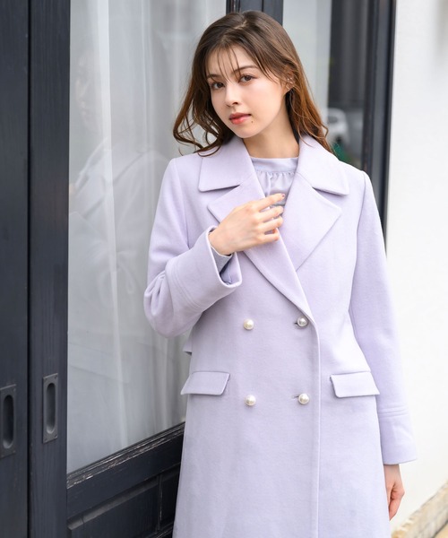 MISCH MASCH（ミッシュマッシュ） コート チェスターコート パール