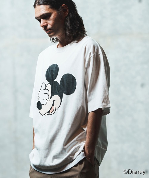 GLIMCLAP tシャツ mt9696- Printed T-shirtr-Mickey Mouse- 「ミッキー